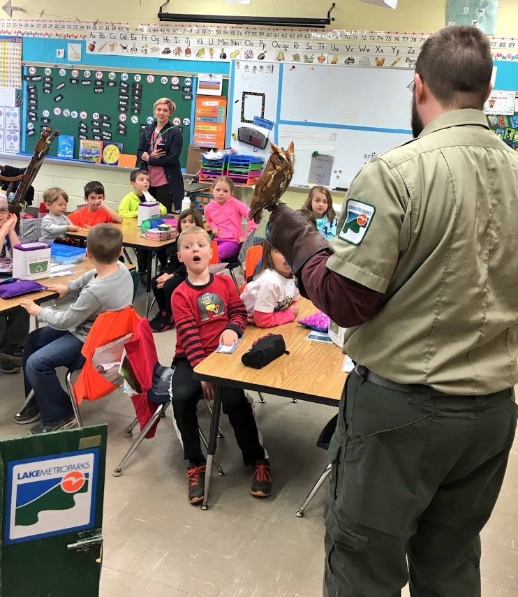 Lake MetroParks visits Kindergarten!