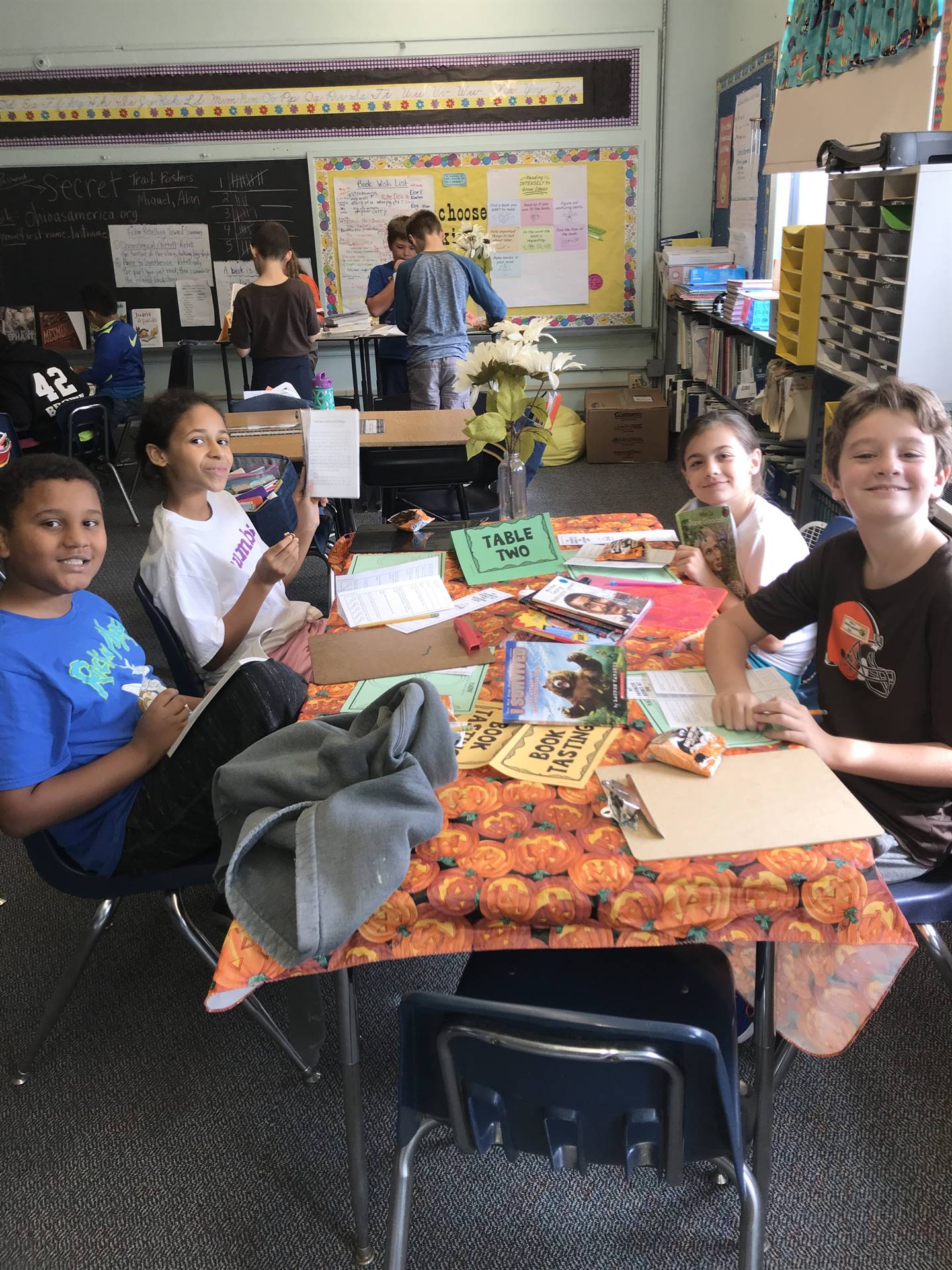 4th Grade Book Tasting