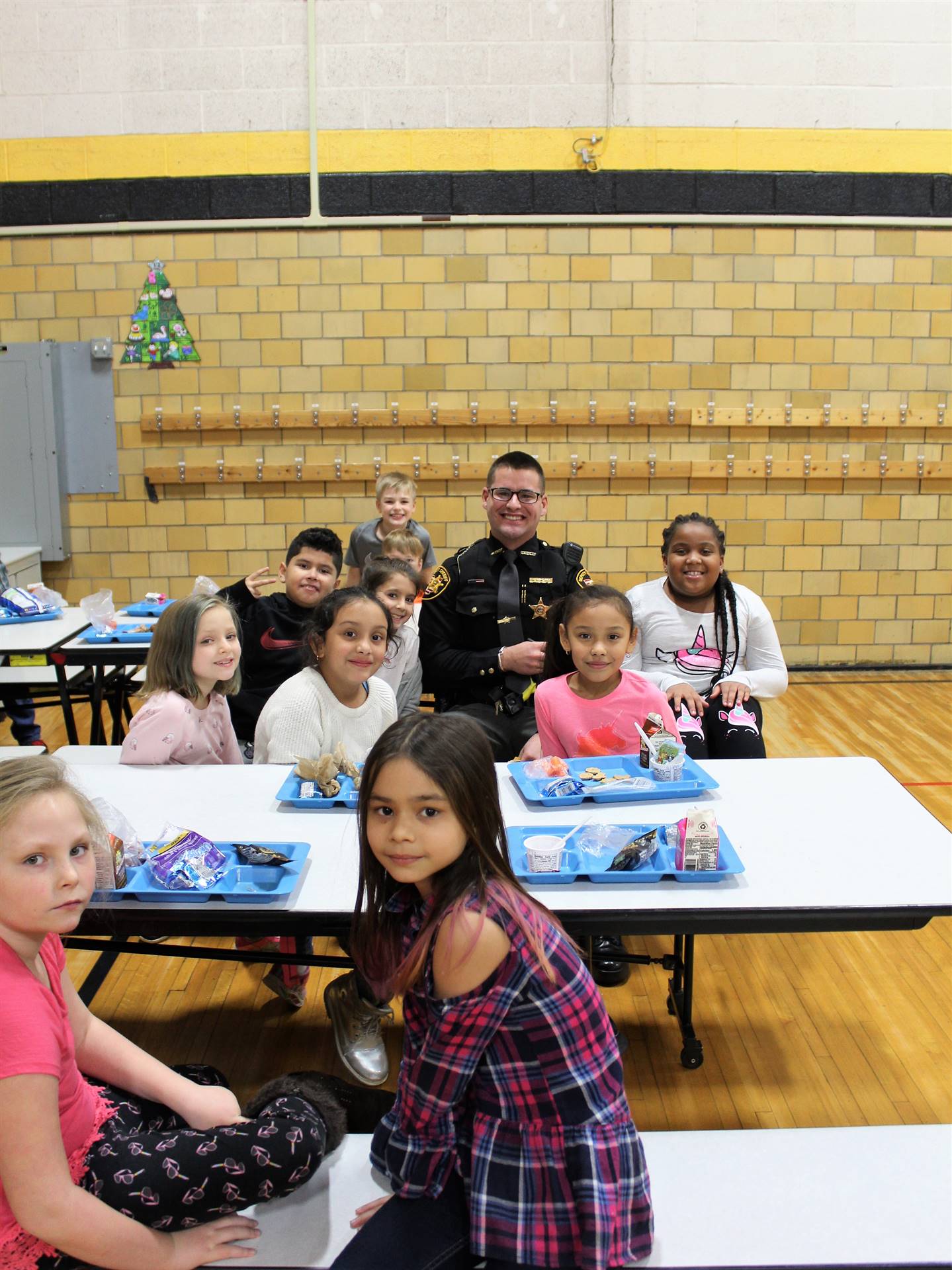 Deputy Rowland came for lunch!