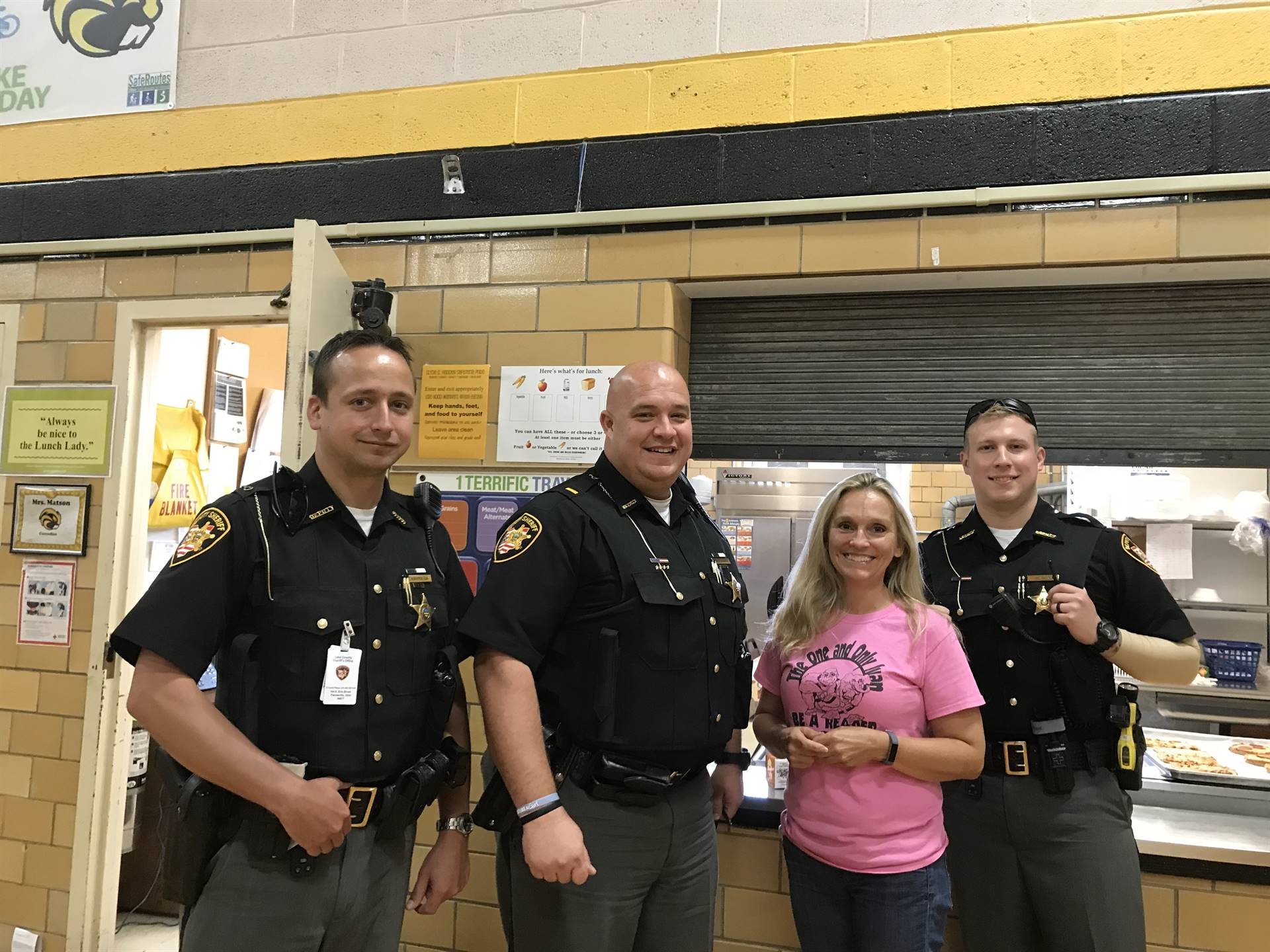 Deputies came for Lunch!