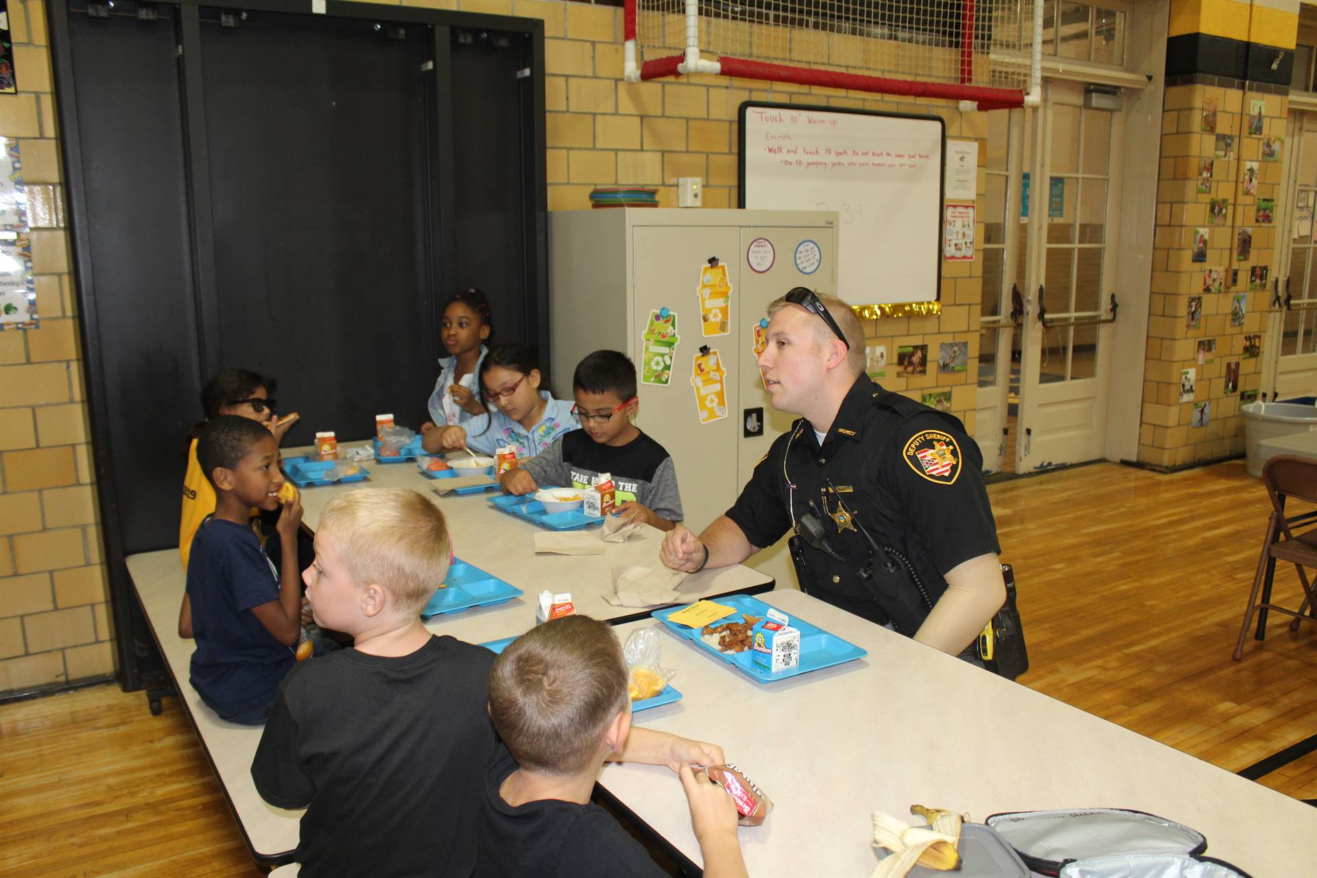 Deputies came for Lunch!