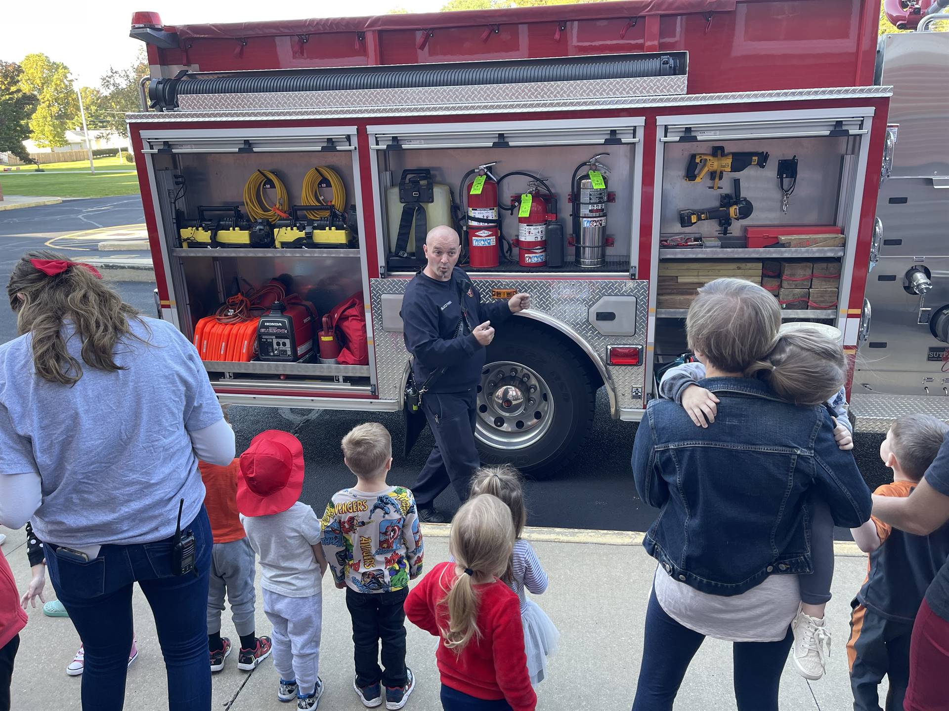 Painesville Township Fire Visits Preschool