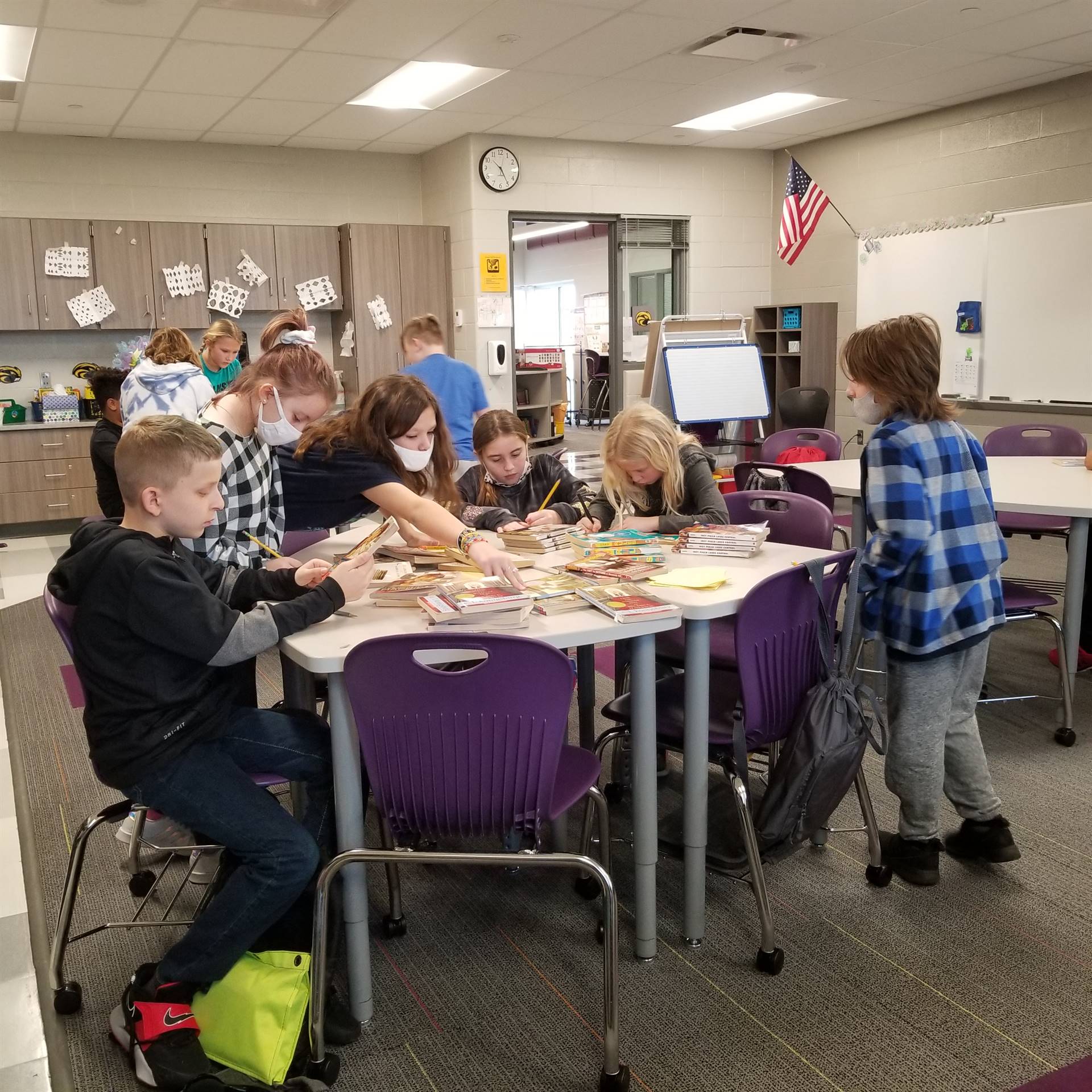 4th grade hard at work