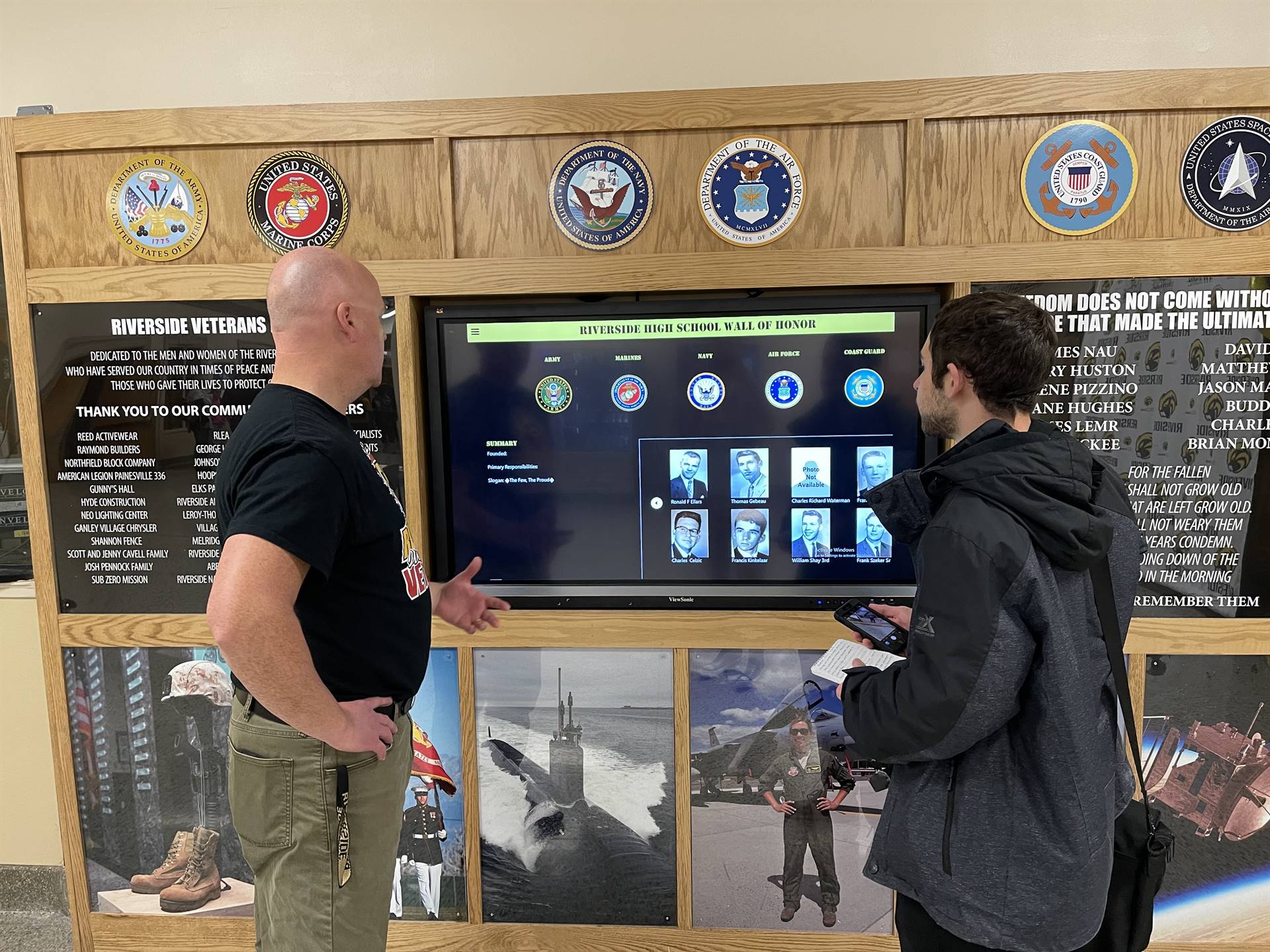 RHS Veterans Kiosk