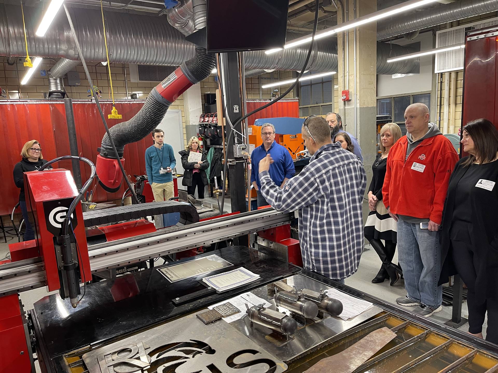 BAC Tours Welding Lab